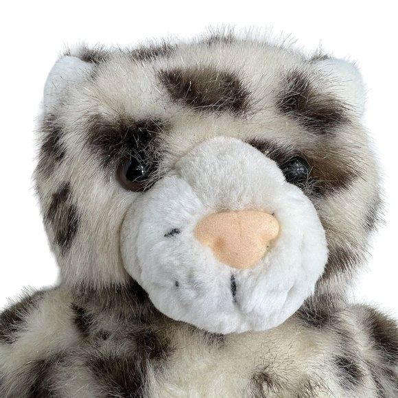 Build A Bear Workshop Plush Clouded Snow Leopard Cat Sparkle Stuffed Animal BAB - Picture 3 of 12